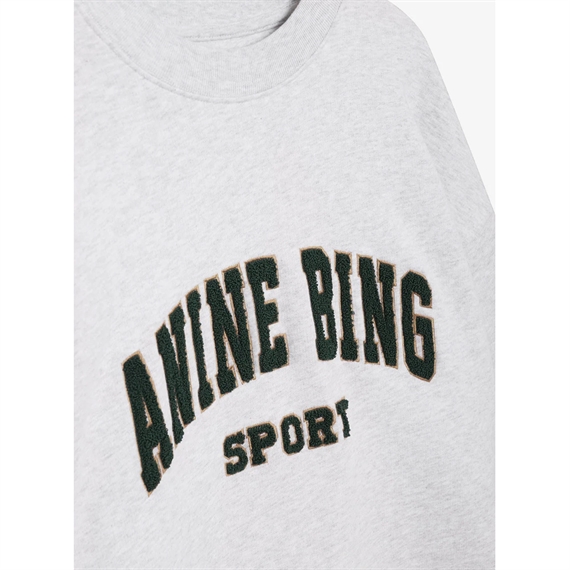 Anine Bing Tyler Sweatshirt, Heather Grey